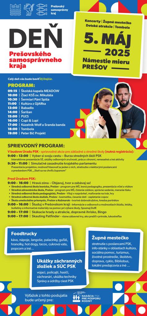 Deň Prešovského samosprávneho kraja - program